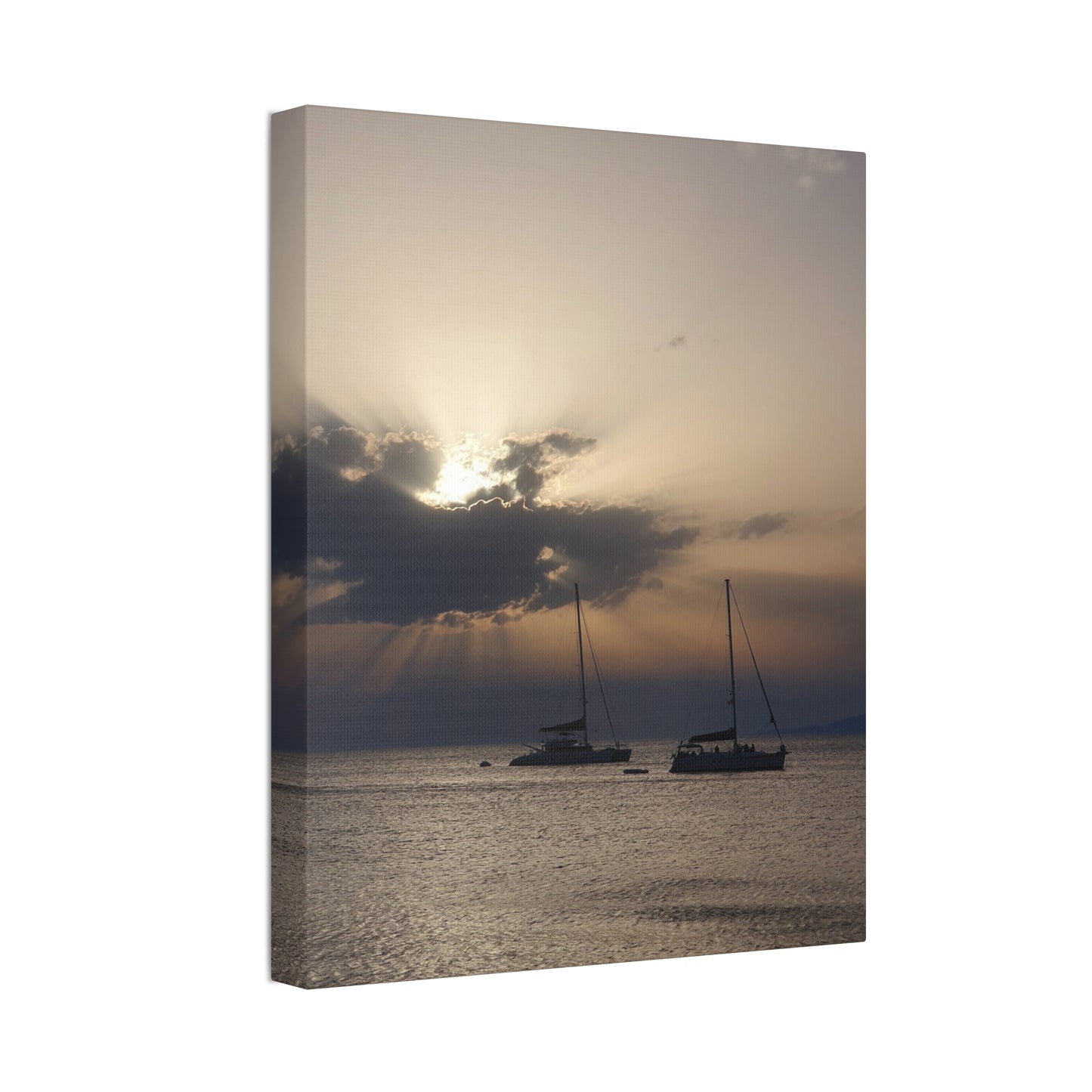 Copy of Copy of Copy of Coastal Sunset Canvas Art - 15" Stretched Wall Decor