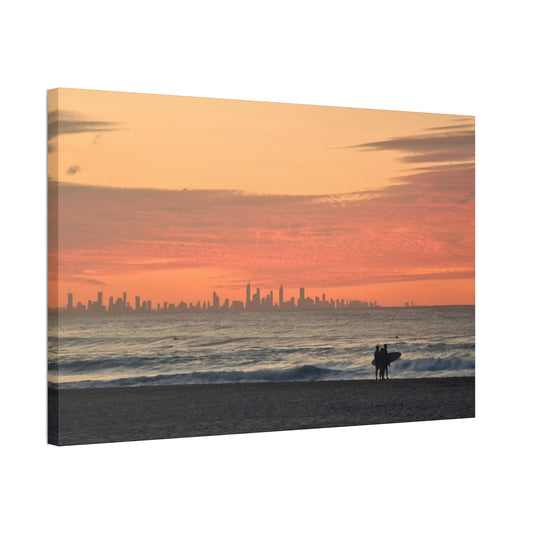 Coastal Sunset Surfer - Gold Coast, Australia