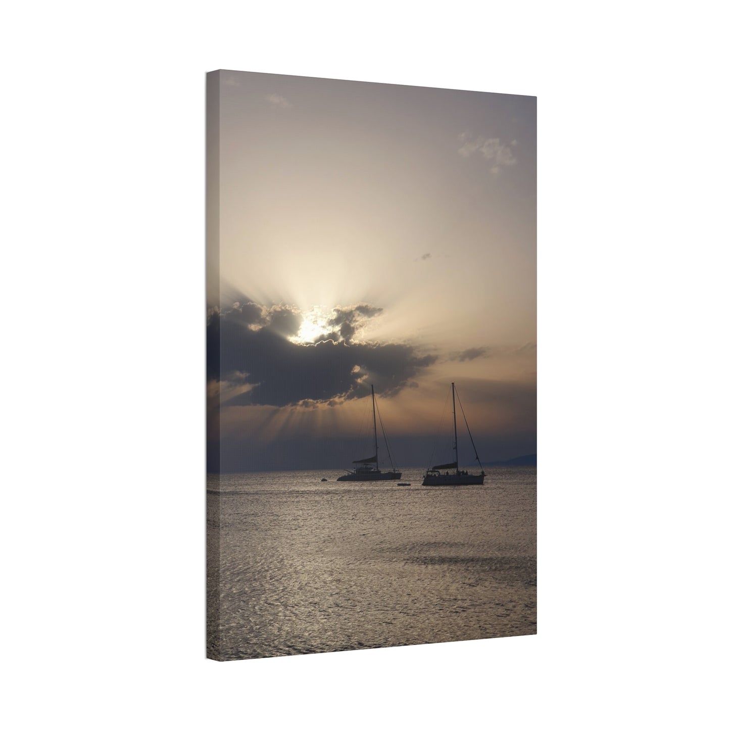 Copy of Copy of Copy of Coastal Sunset Canvas Art - 15" Stretched Wall Decor