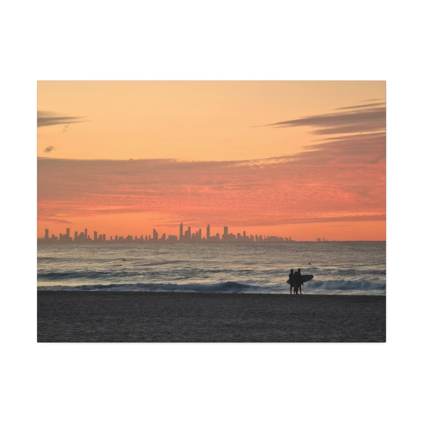 Coastal Sunset Surfer - Gold Coast, Australia